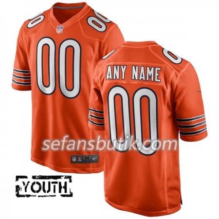 Chicago Bears Tröjor Custom Nike Orange - Barn Chicago Bears Tröjor Custom Nike Orange - Barn